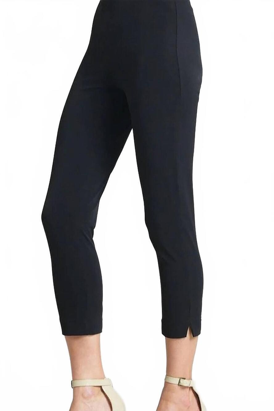 NEW CLARA SUNWOO signature pull-on capri pants in black